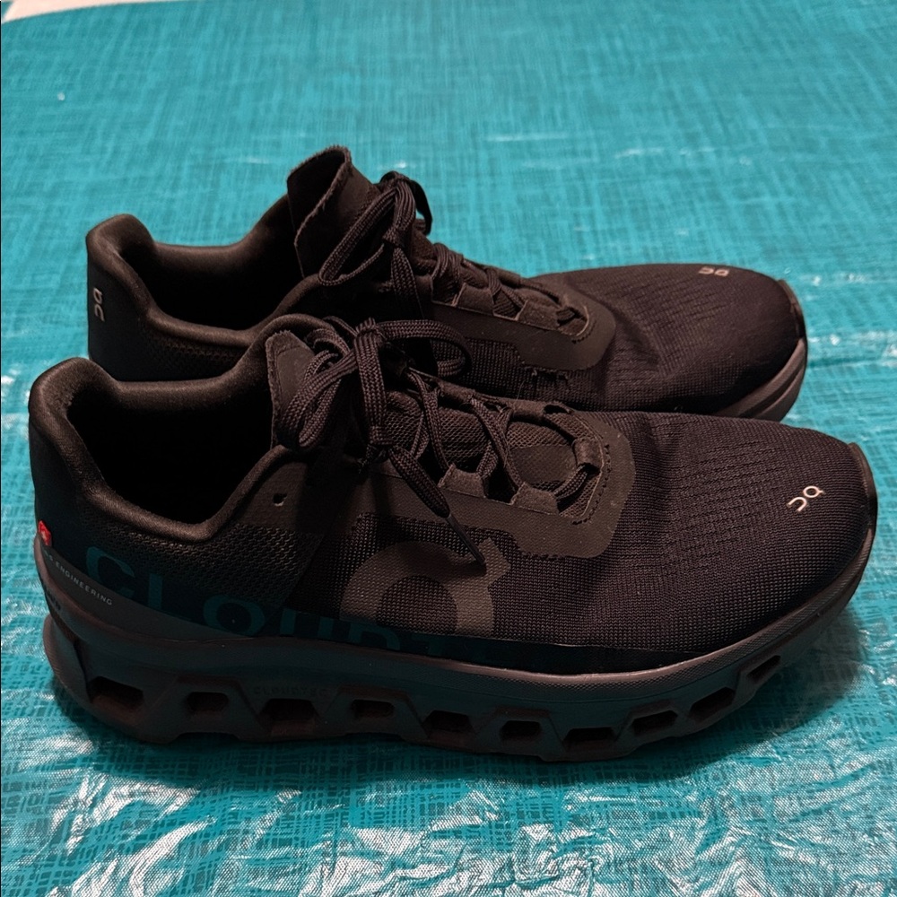 On Running Black Athletic Shoes